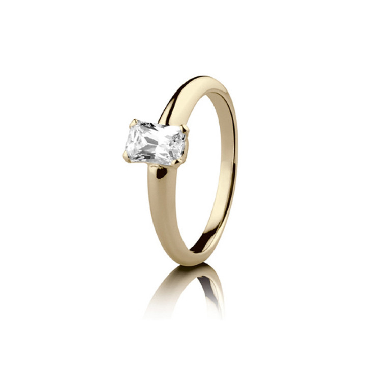 Bahia - Solitaire or jaune et diamant 1.00ct