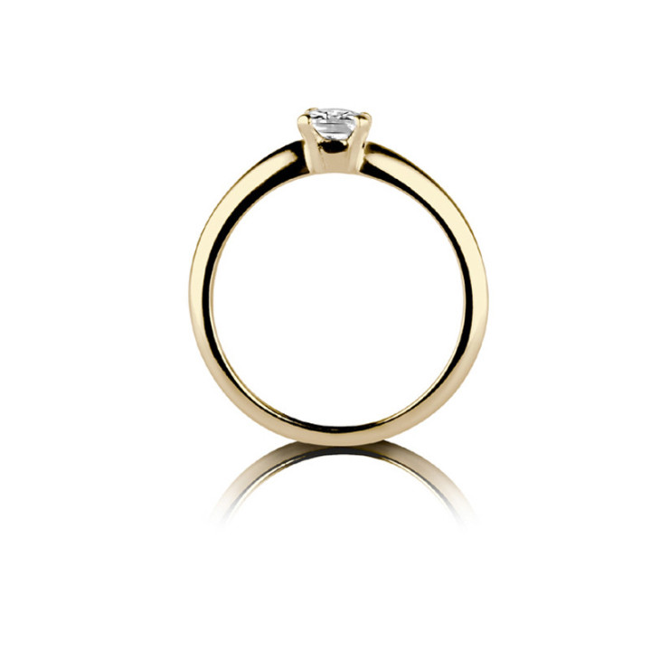 Bahia - Solitaire or jaune et diamant 1.25ct