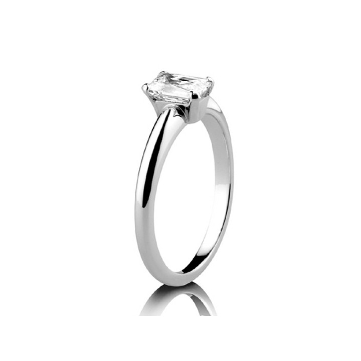 Bahia - Solitaire platine et diamant 0.70ct