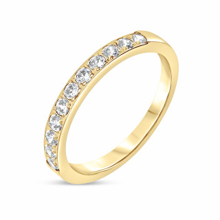 Jaoline - Alliance or jaune et diamant 0.40ct