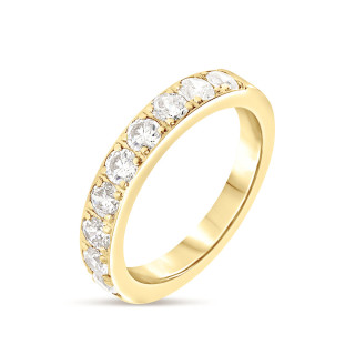Jaoline - Alliance or jaune et diamant 1.00ct
