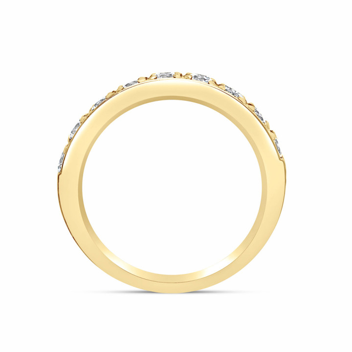 Jaoline - Alliance or jaune et diamant 1.00ct
