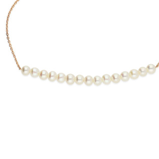 Clara - Bracelet or rose et perle de culture