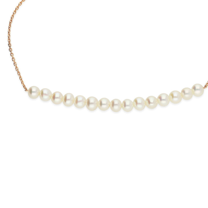 Clara - Bracelet or rose et perle de culture