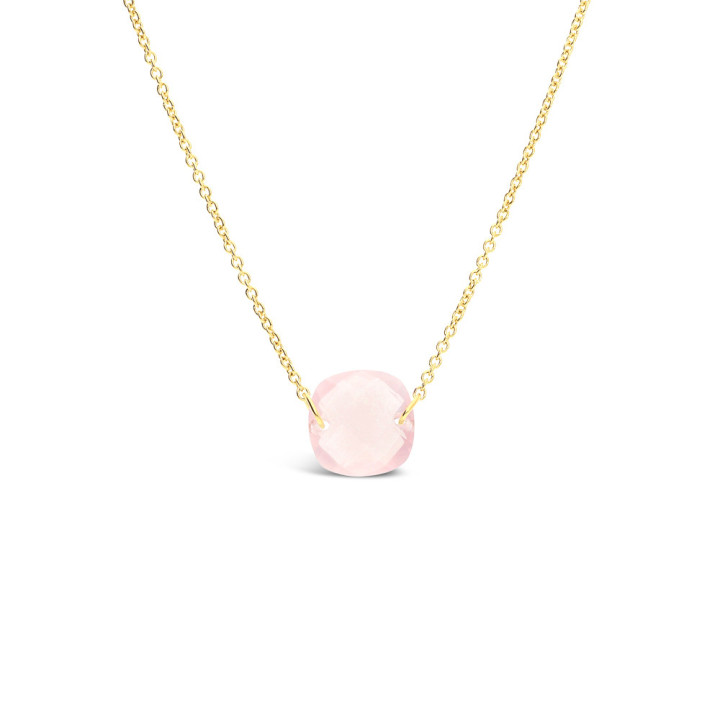 Iris - Collier or jaune et quartz 3.50ct