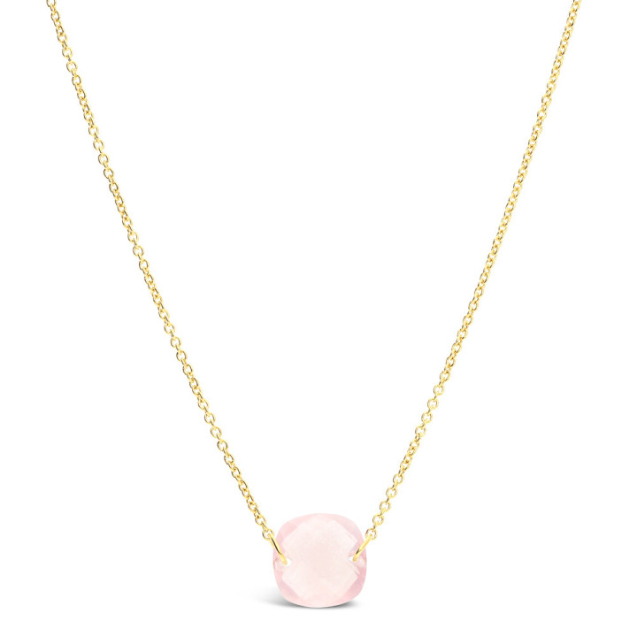 Iris - Collier or jaune et quartz 3.50ct