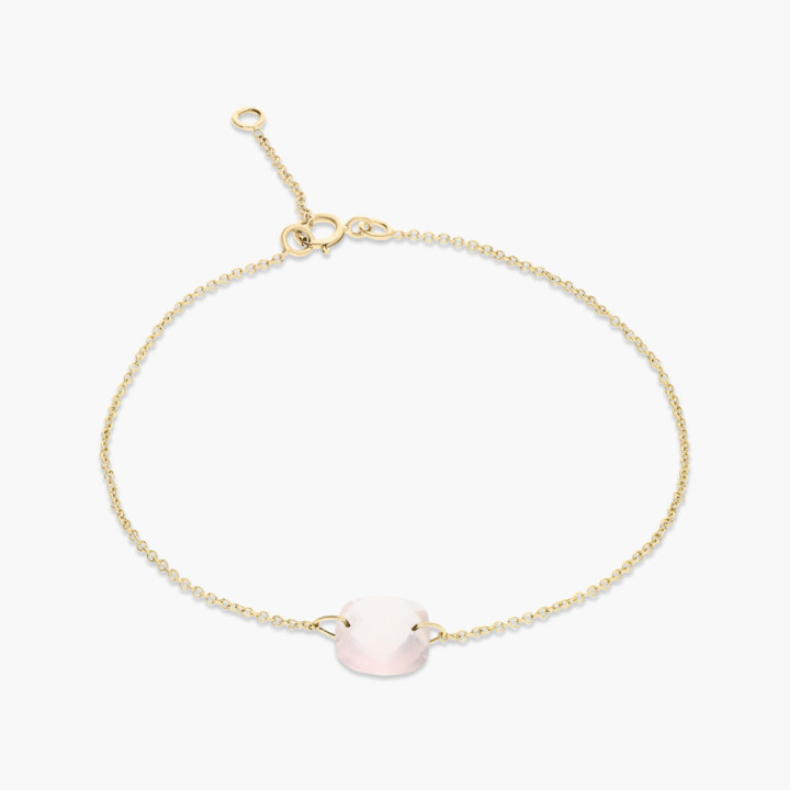 Iris - Bracelet or jaune et quartz 1.80ct