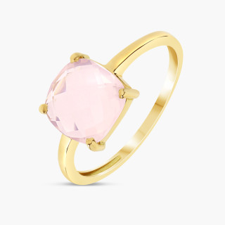 Iris - Bague or jaune et quartz 1.80ct