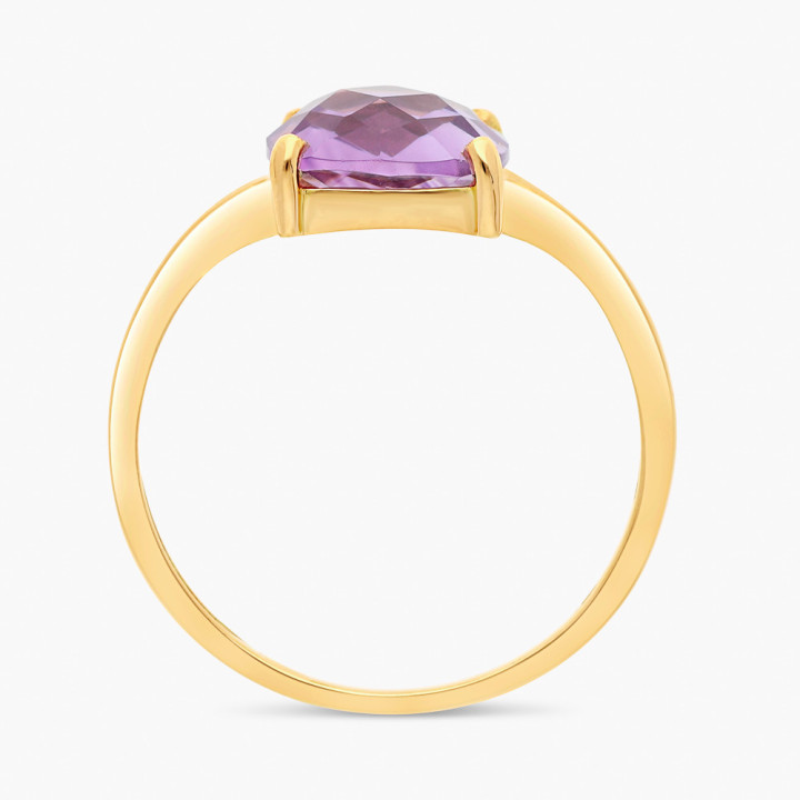 Iris - Bague or jaune et améthyste 1.80ct