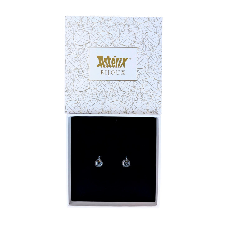 Potion magique - Boucles d'oreilles argent, finition rhodié