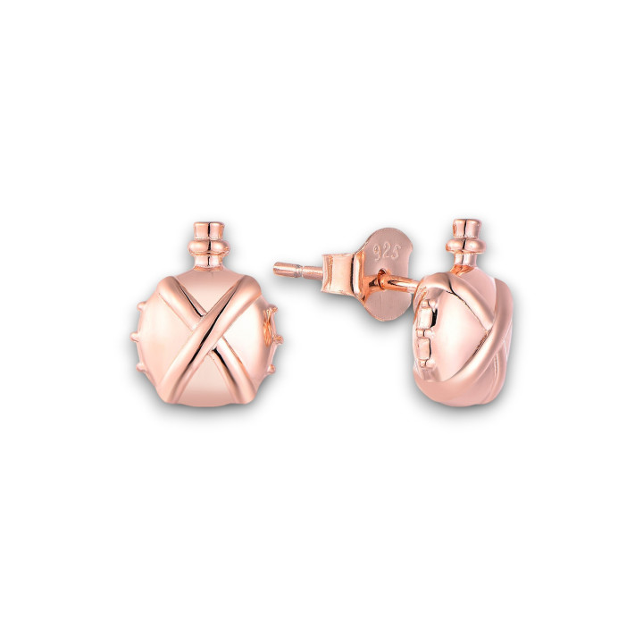 Potion magique - Boucles d'oreilles argent, finition rosé