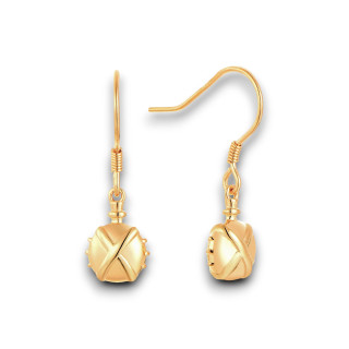 Potion magique - Boucles d'oreilles argent, finition doré