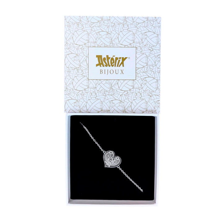 Idéfix - Bracelet argent, finition rhodié