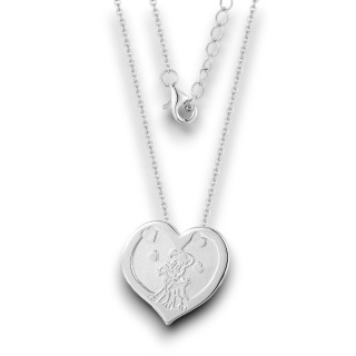 Idéfix - Collier argent, finition rhodié