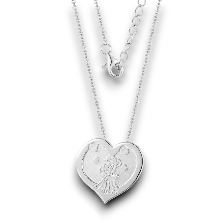 Idéfix - Collier argent, finition rhodié