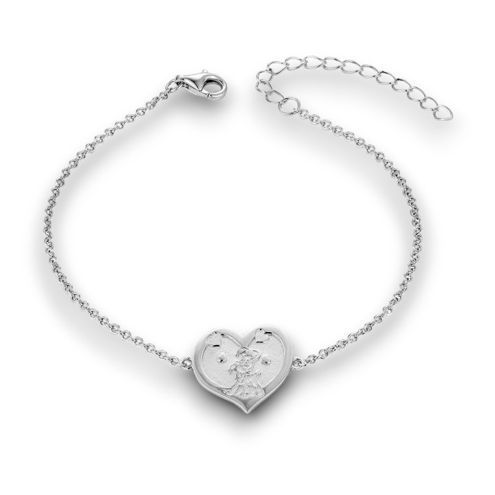 Idéfix - Bracelet argent, finition rhodié