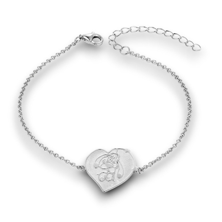 Idéfix - Bracelet argent, finition rhodié