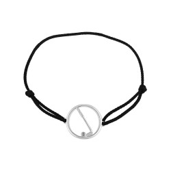 Club golf - Bracelet argent et topazes, finition rhodié