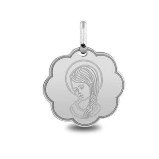 Vierge cheveux tresse - Médaille