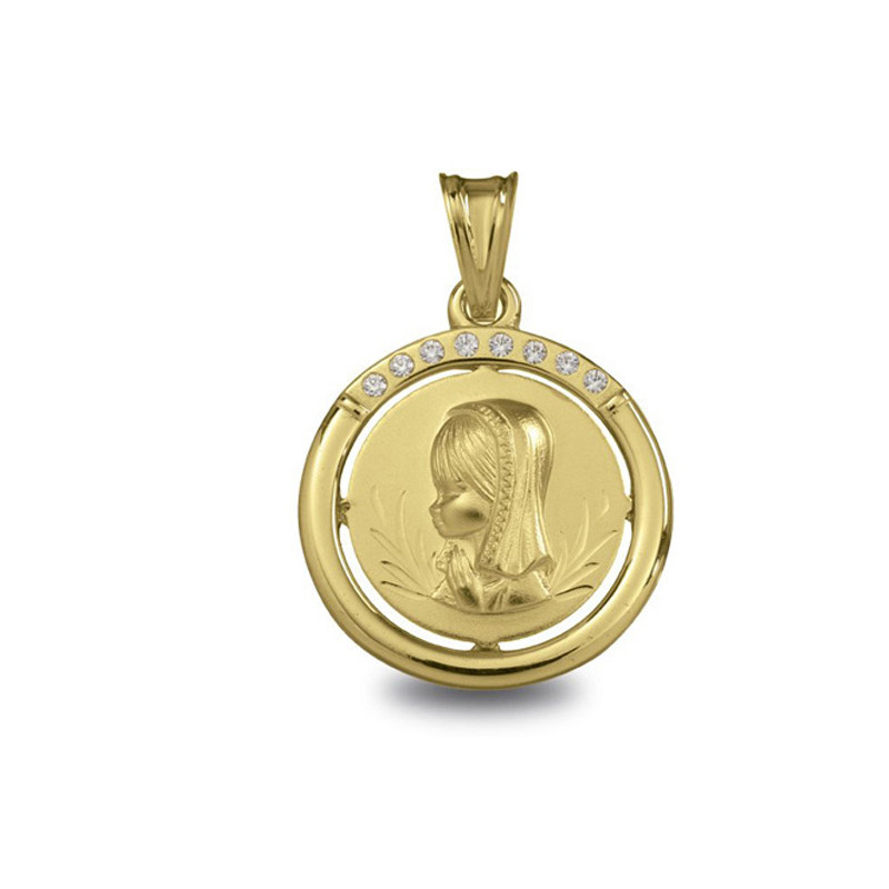 Vierge jeune - Médaille