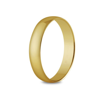 Bilbao Brillante - Alliance or jaune 4mm