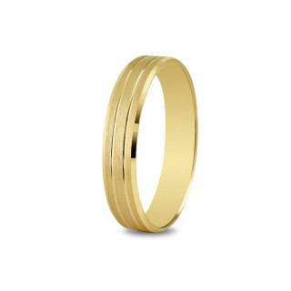 Liliane - Alliance or jaune 4mm