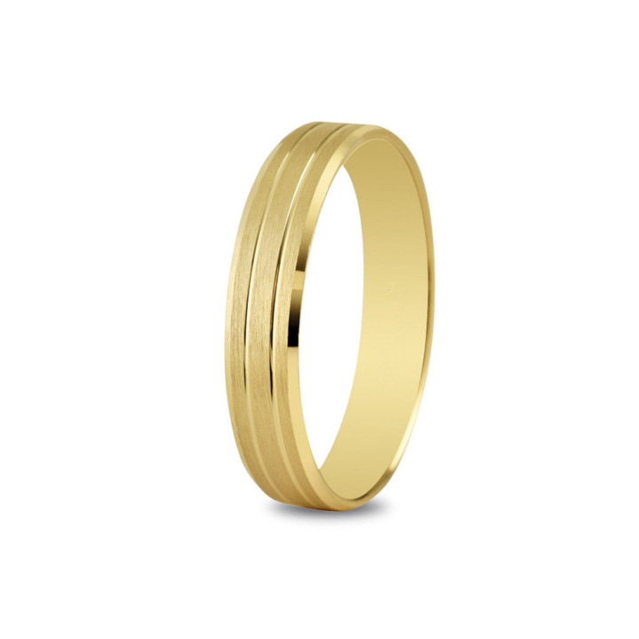 Liliane - Alliance or jaune 4mm