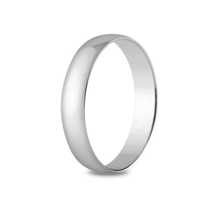 Bilbao Brillante - Alliance or blanc 4mm