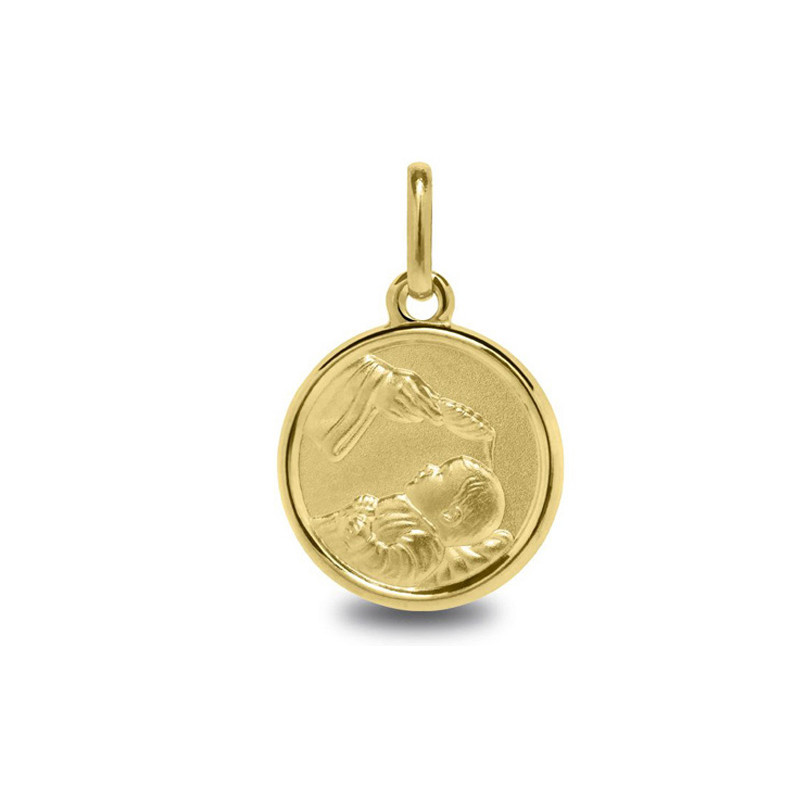 Baptême - Médaille baptême or | Carat et Moi