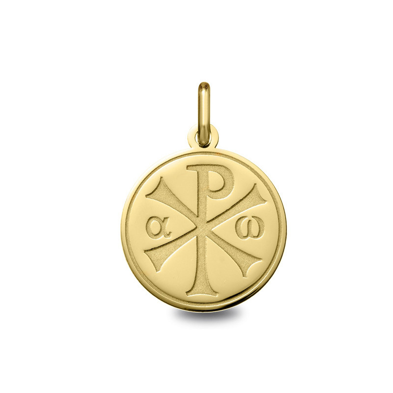 Chrisme - Médaille baptême or | Carat et Moi