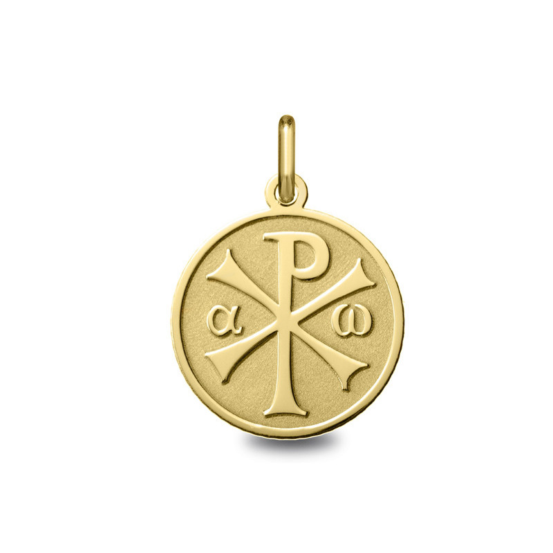 Chrisme - Médaille baptême or | Carat et Moi