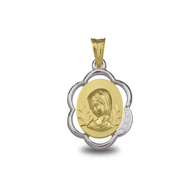 Marie - Médaille baptême or | Carat et Moi