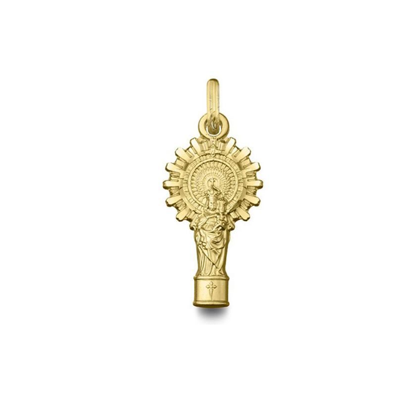 Vierge du Pilar - Médaille baptême or | Carat et Moi