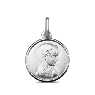 Vierge jeune - Médaille baptême or | Carat et Moi