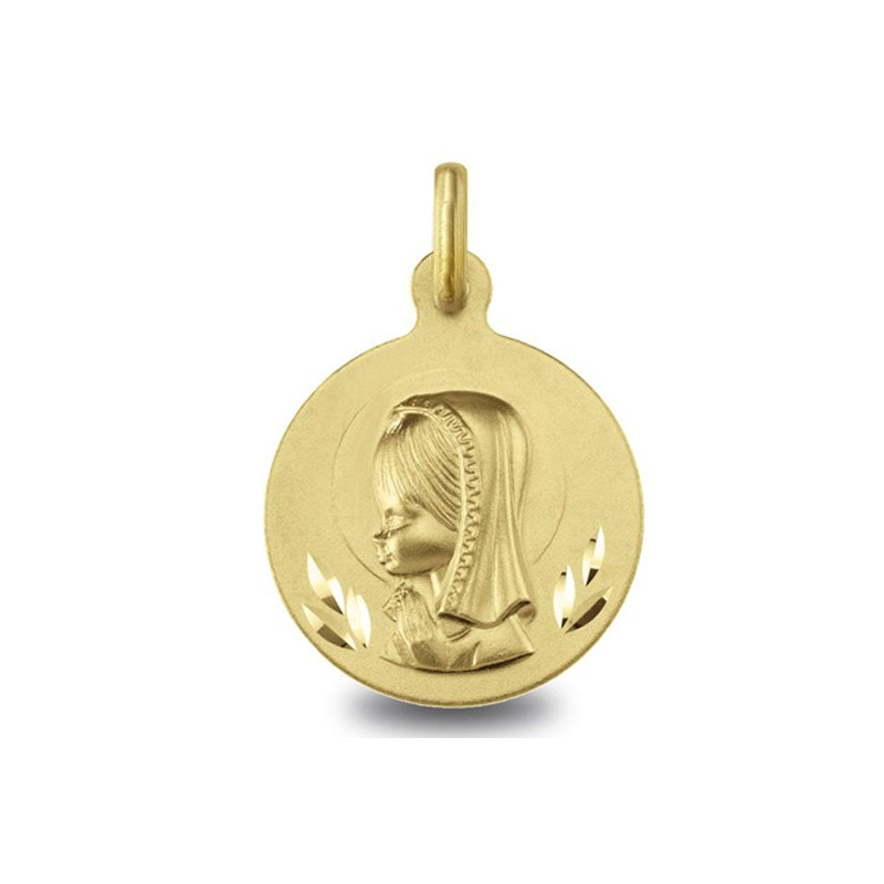 Vierge - Médaille baptême or | Carat et Moi