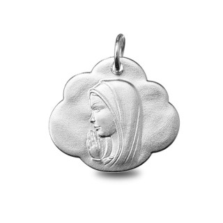 Vierge Marie - Médaille baptême or | Carat et Moi