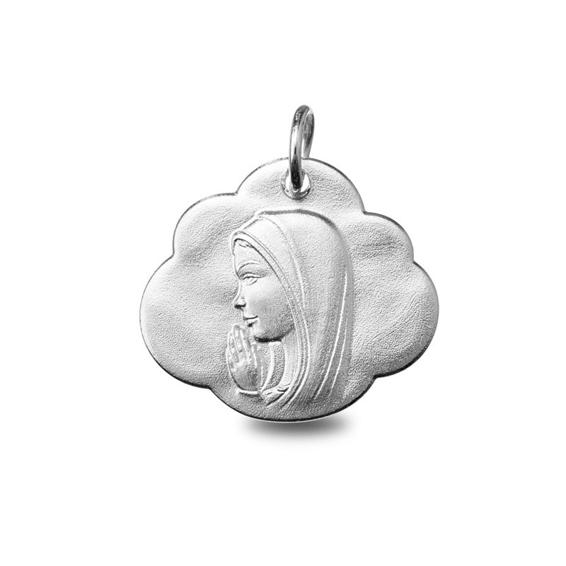 Vierge Marie - Médaille baptême or | Carat et Moi