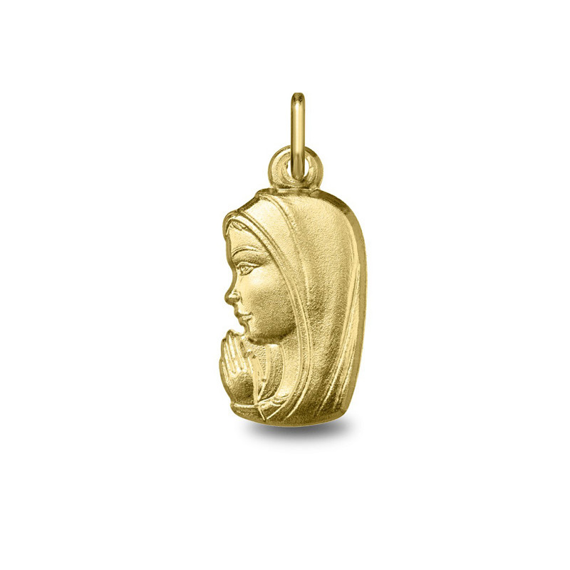 Vierge Marie - Médaille baptême or | Carat et Moi