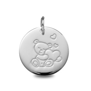 Ourson - Médaille baptême or | Carat et Moi