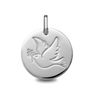 Colombe - Médaille baptême or | Carat et Moi