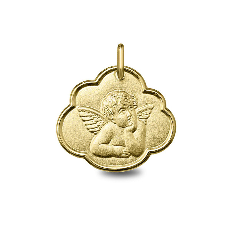 Ange Raphael - Médaille baptême or | Carat et Moi