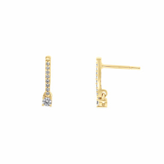 Lila - Boucles d'oreilles or | Carat et Moi