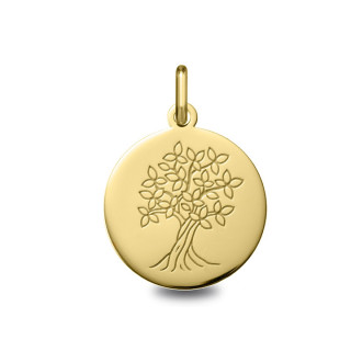Arbre de vie - Médaille baptême or | Carat et Moi