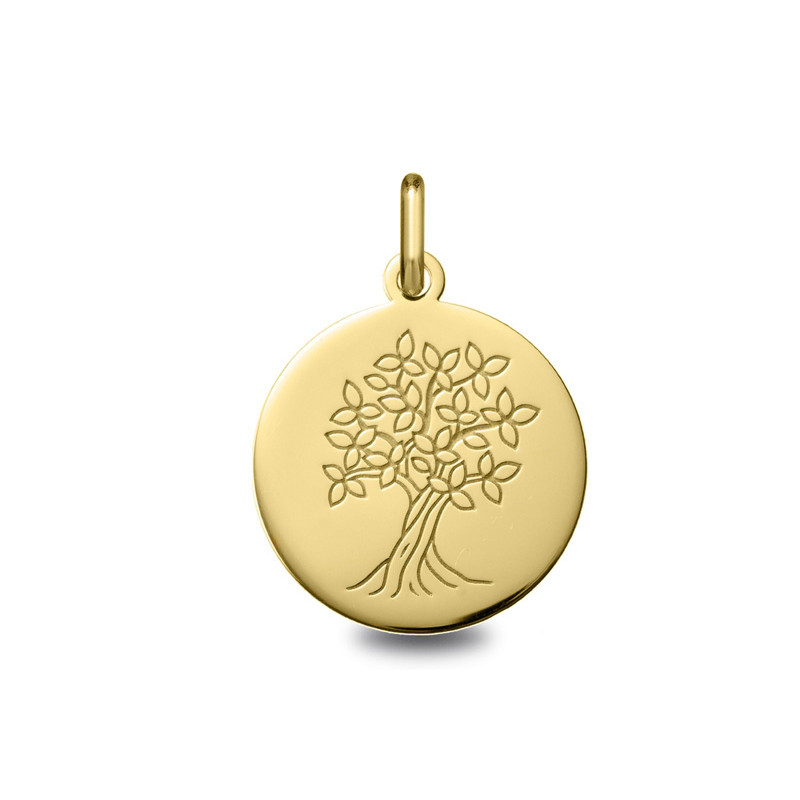Arbre de vie - Médaille baptême or | Carat et Moi