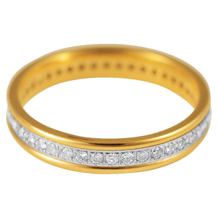 Oka - Alliance 2 ors et diamant 0.42ct