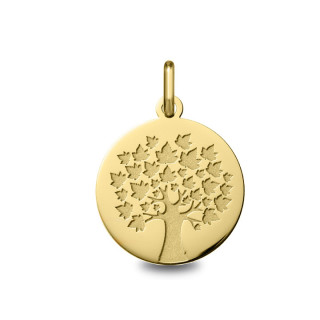 Arbre de vie - Médaille baptême or | Carat et Moi