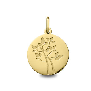 Arbre de vie - Médaille baptême or | Carat et Moi