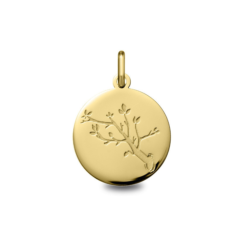 Arbre de vie - Médaille baptême or | Carat et Moi