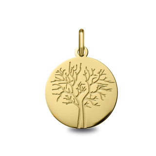 Arbre de vie - Médaille baptême or | Carat et Moi