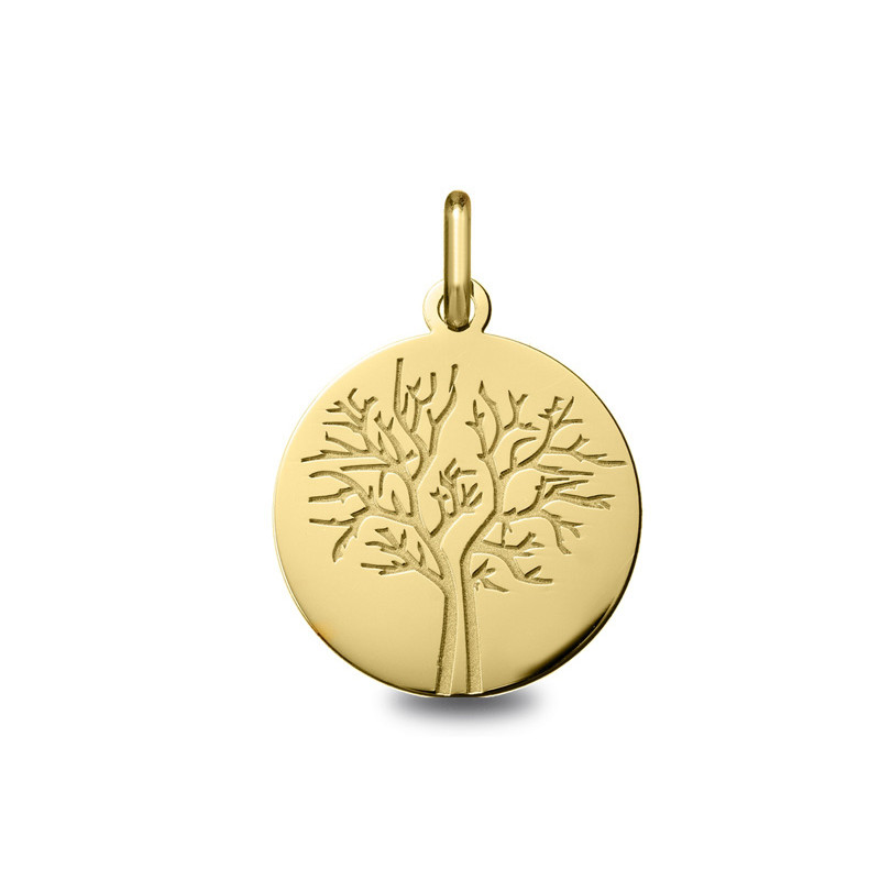 Arbre de vie - Médaille baptême or | Carat et Moi